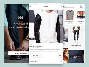 Crisp Ecommerce UI Kit – Sample