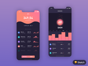 CryptoWallet App Concept