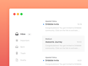 Mail App Concept
