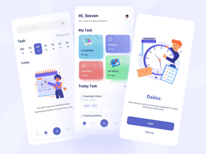 Daily Activity App Concept