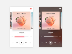 Music Player – Light & Dark