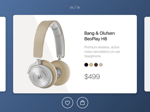 E-Commerce Shop Concept – Single Item