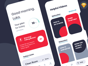 Productivity App UI Concept