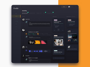 Dark Dashboard UI