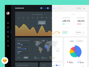 Dashboard UI Kit Components