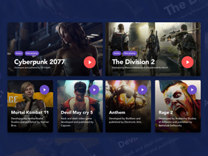 Gaming UI Cards Pack