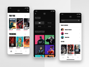 DC Comics App Concept