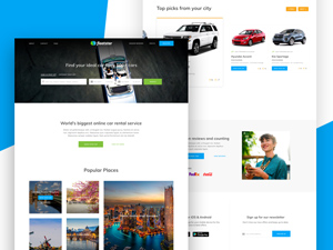 Car Rental Website Concept
