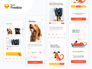 Dog Donation App Concept