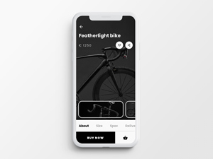 Minimalist E-commerce App Screen