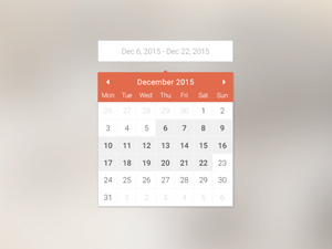 Calendar Widget