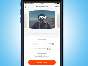 Card Details Screen