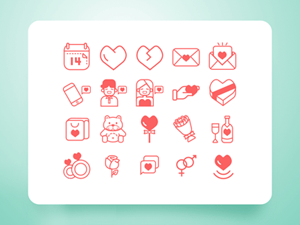 Valentine’s Day Icons