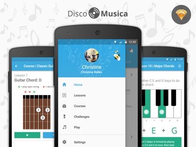 DiscoMusica – UI Kit