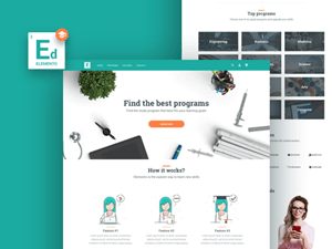 Education Website Template – Free Sample