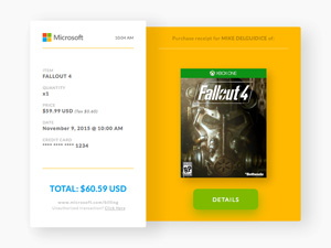 Email Receipt – Daily UI