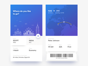 Plane eTicket Concept