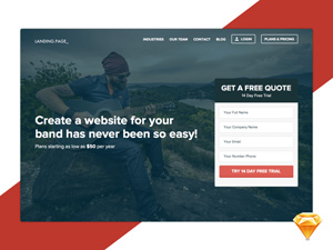 Landing Page Template