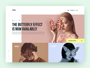 Fashion Experiment Website – Sketch & Principle
