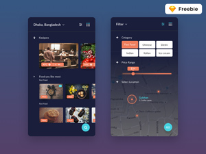 Food Finding App Concept