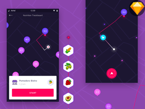 Fitness App – Track Nutrition Shop