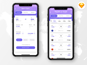 Flight Booking App UI