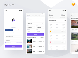 Flight Booking App Concept