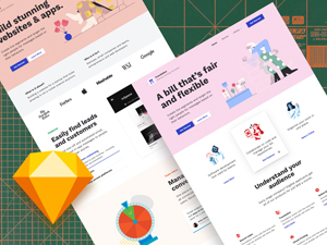 Startup Landing Page Template – Foundation