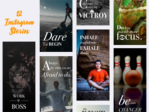 12 Instagram Stories Templates