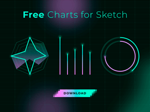 Retrofuturistic Charts for Sketch