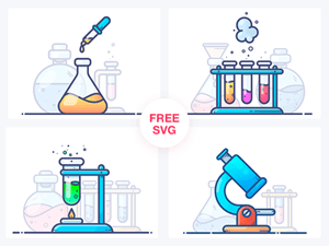 Chemistry Illustrations Set