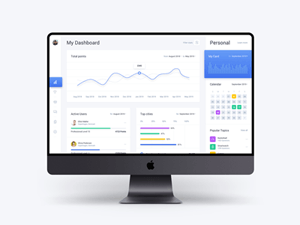 Light Dashboard Web App Template