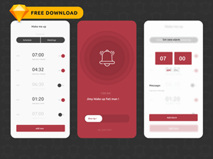 Alarm Clock App UI