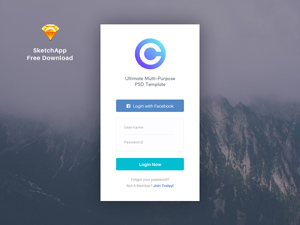 Cesis Mobile Login Form