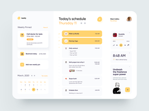 Freelancer Schedule Dashboard