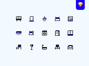 Furniture Icons Set
