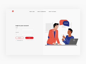 Login Form Concept