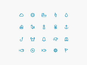 Marine Icon Set
