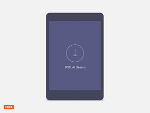 Minimal Dark Tablet Mockup