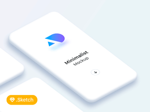 Minimalist Light Phone Mockups