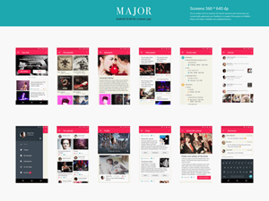 Major – Music UI Kit for Android