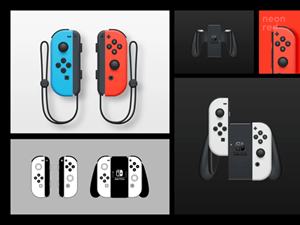 Nintendo Joy-Con Controller Mockup