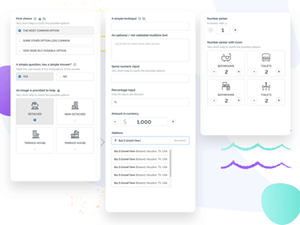 Real Estate App Form Elements