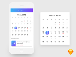 Lunar Calendar Concept