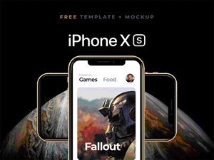 iPhone XS Mockup and Template