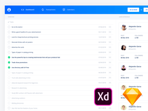 Dashboard Table UI