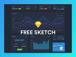 Dark Dashboard Template