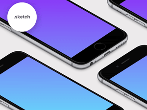 iPhone 6s Mockup Multiple