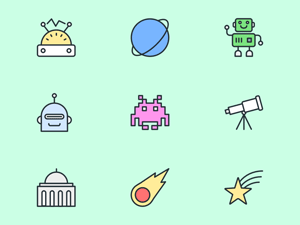 Science Icons Set