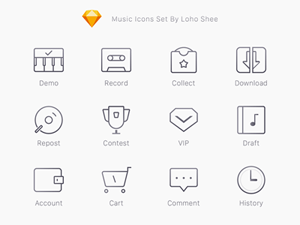 Music Icons Set